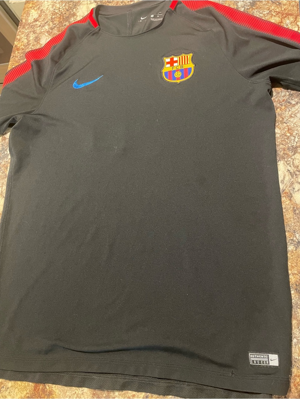 Nike Barcelona training soccer jersey